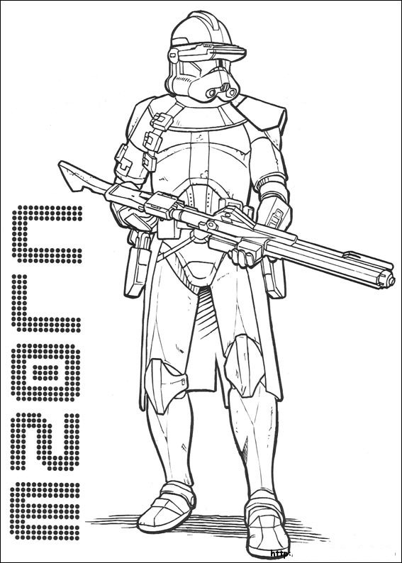 Kids-n-fun.com | 67 coloring pages of Star Wars