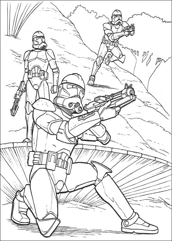 Kids-n-fun.com | 67 coloring pages of Star Wars