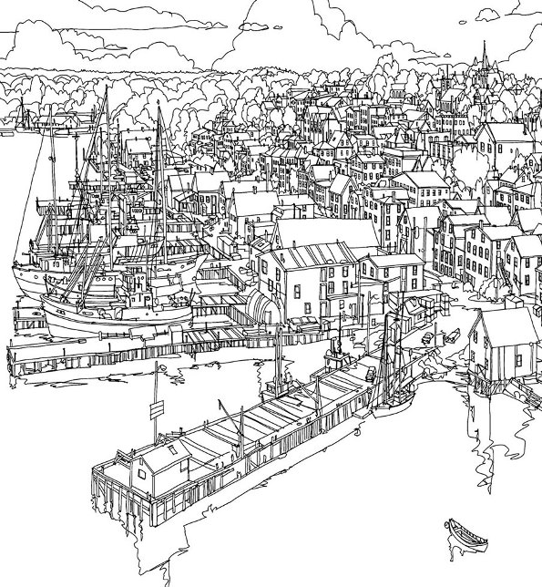 Kids-n-fun.com | 29 coloring pages of Cities