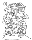 coloring page St. Maarten