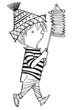 coloring page lampion-jip