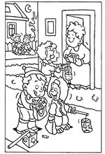 coloring page st-maarten-snoep