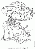 coloring page Strawberry Shortcake