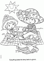 coloring page Strawberry Shortcake