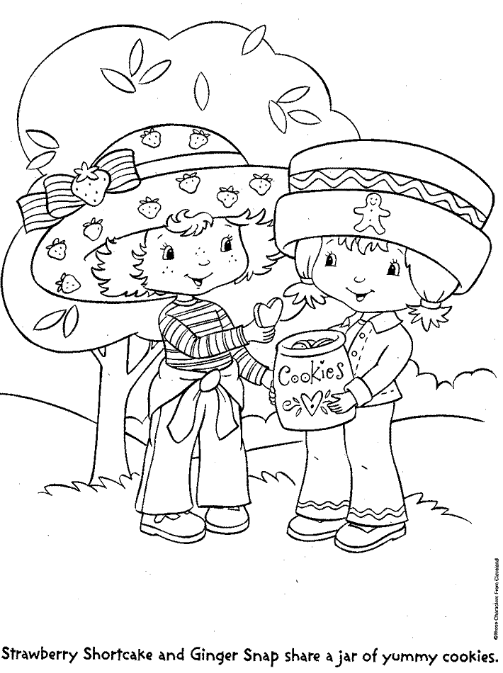 Kids-n-fun.com | 22 coloring pages of Strawberry Shortcake
