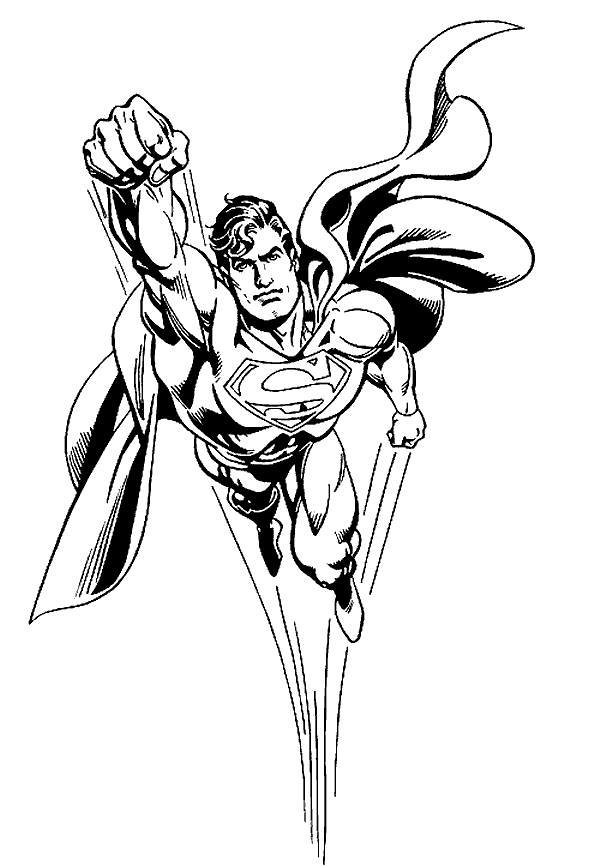 Kids-n-fun.com | Coloring page Superman Superman