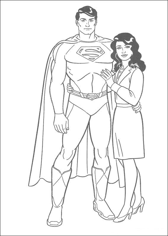 Kids-n-fun.com | 51 coloring pages of Superman