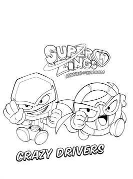 Kids-n-fun.com | 18 coloring pages of Superzings