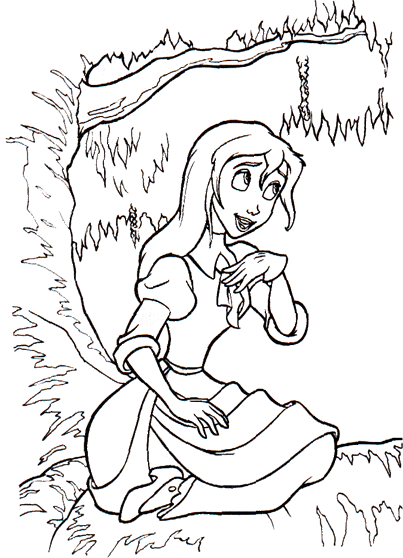 tarzan coloring pages - photo #9