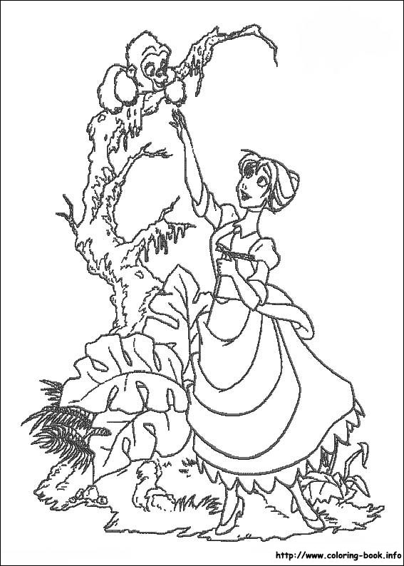 Kids N Fun 65 Coloring Pages Of Tarzan Tarzan