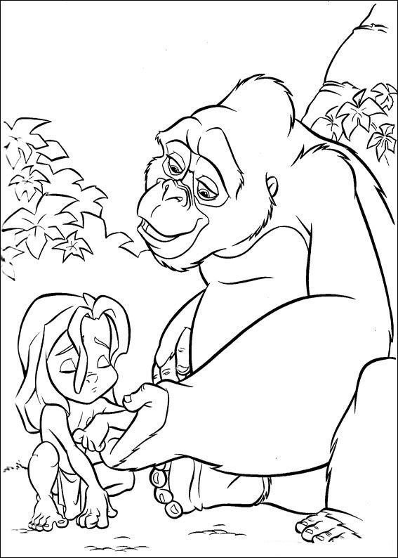10 Epic Tarzan Coloring Pages to Download and Unleash Your Inner Jungle Adventurer