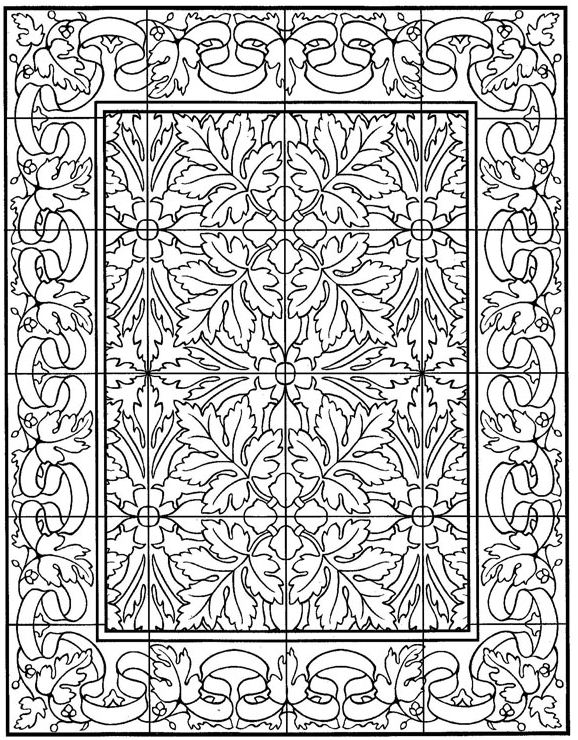 Kids-n-fun.com | 30 coloring pages of Tiles