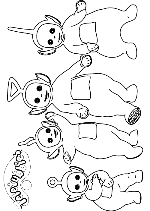 Kids-n-fun.com | Coloring page Teletubbies Teletubbies