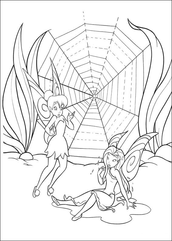 Kids-n-fun.com | 58 coloring pages of Tinkerbell