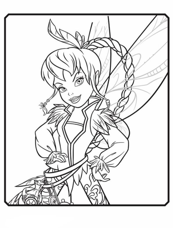Kids-n-fun.com | 14 coloring pages of Tinkelbell Pirate Fairy