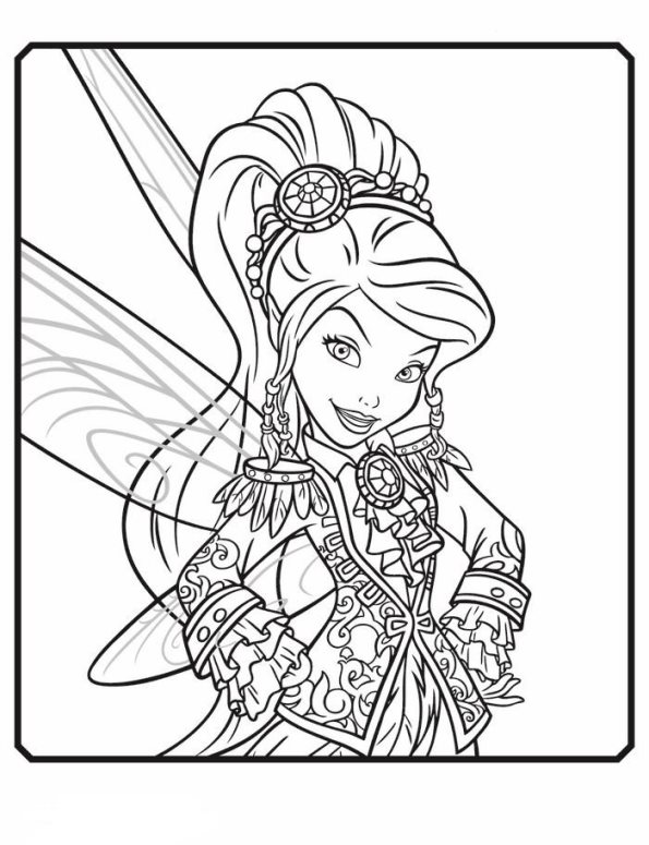 Kids-n-fun.com | 14 coloring pages of Tinkelbell Pirate Fairy