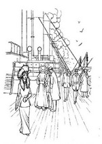 coloring page Titanic