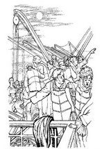 coloring page Titanic
