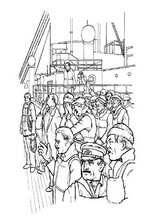 coloring page Titanic