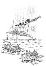 coloring page Titanic