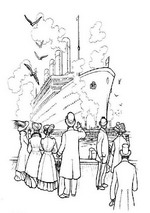 Kids-n-fun | 30 coloring pages of Titanic
