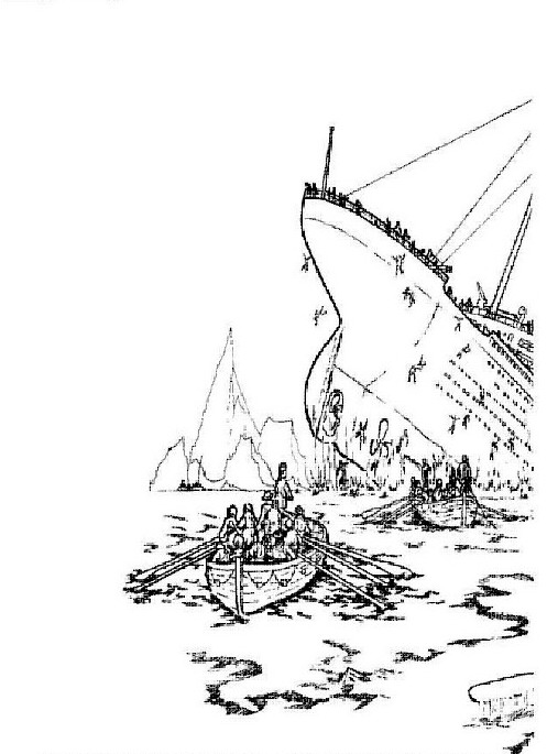 Kids-n-fun.com | 30 coloring pages of Titanic