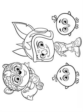 Kids-n-fun.com | 12 coloring pages of Top Wing