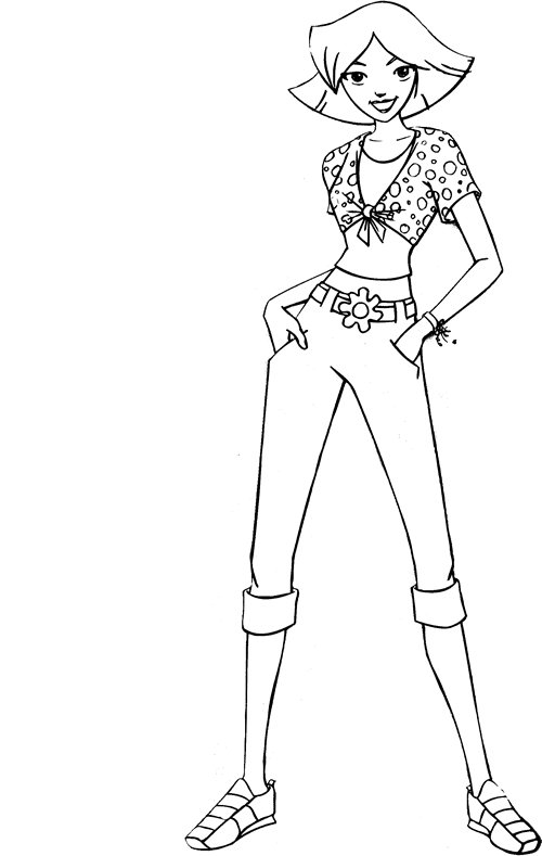 Kids-n-fun.com | Coloring page Totally Spies Totally Spies