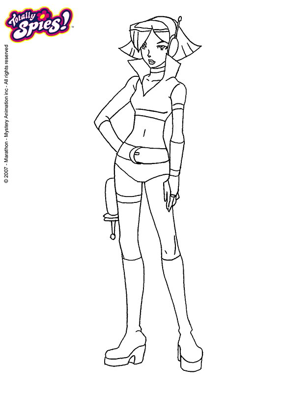 Kids-n-fun.com | 38 coloring pages of Totally Spies