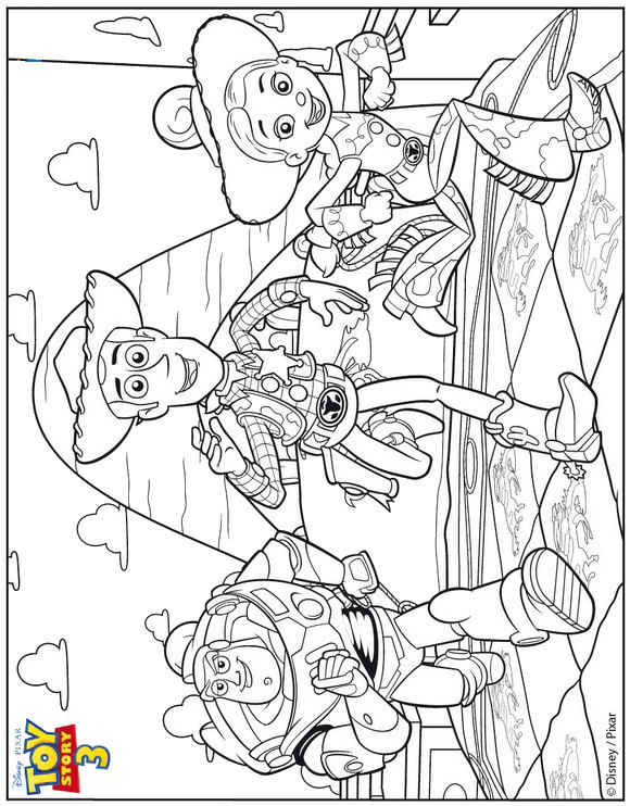 Toy Story Gang Pages Coloring Pages