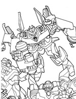 Transformer Colouring Pages