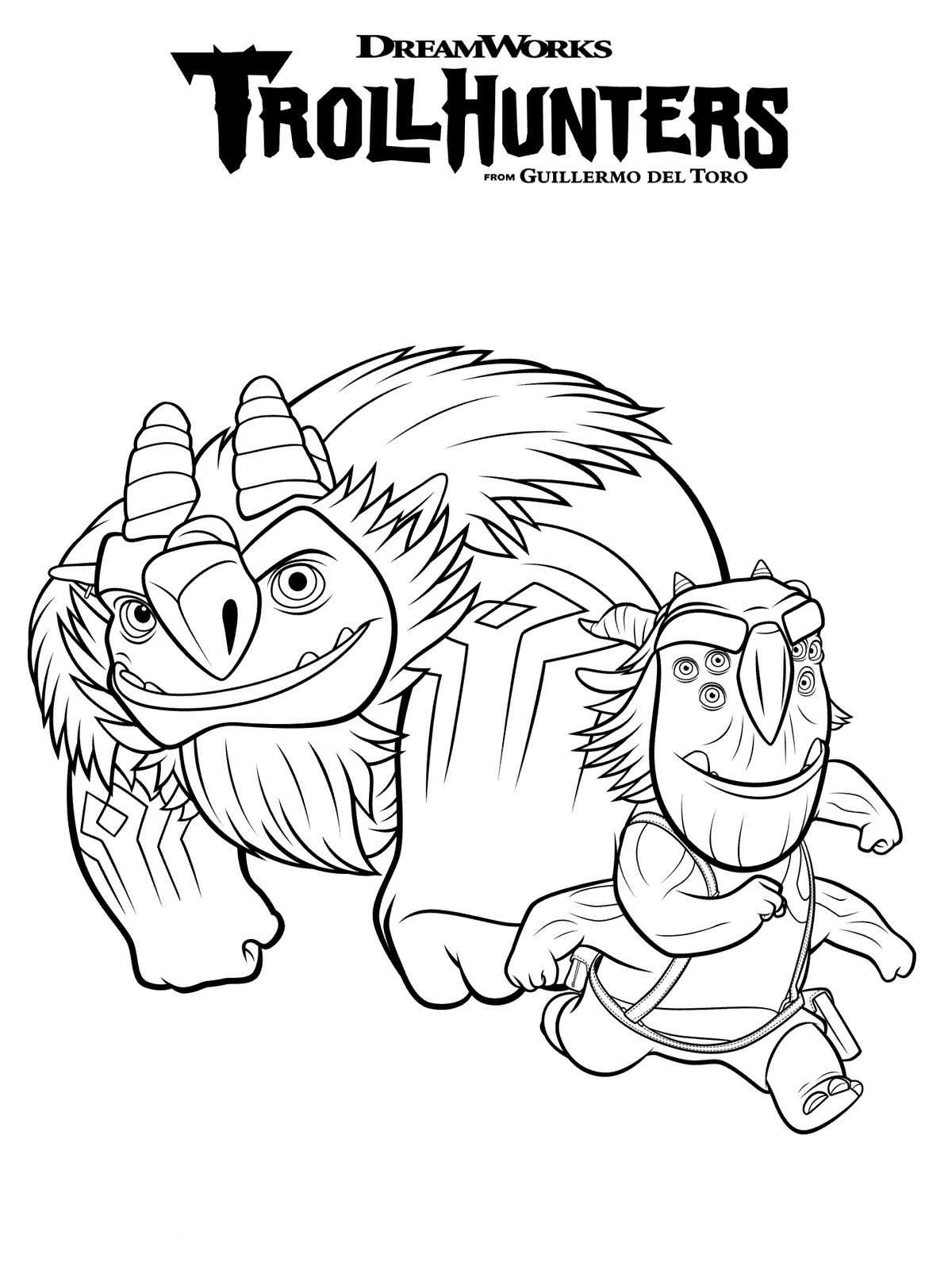 Kids-n-fun.com | 10 coloring pages of Trollhunters