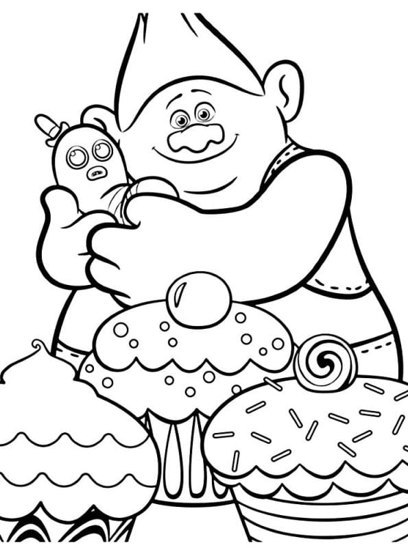 Kids-n-fun.com | 26 coloring pages of Trolls
