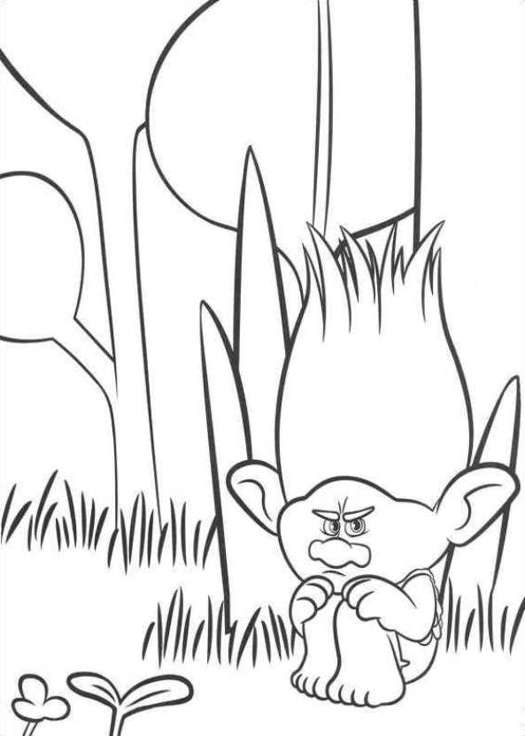 Kids-n-fun.com | 26 coloring pages of Trolls