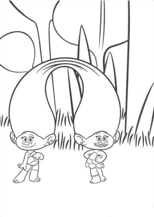 Kids-n-fun.com | 26 coloring pages of Trolls