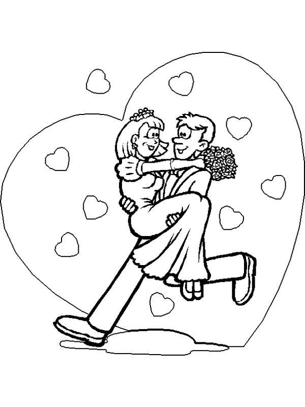 Kids-n-fun.com | 34 coloring pages of Marry and Weddings