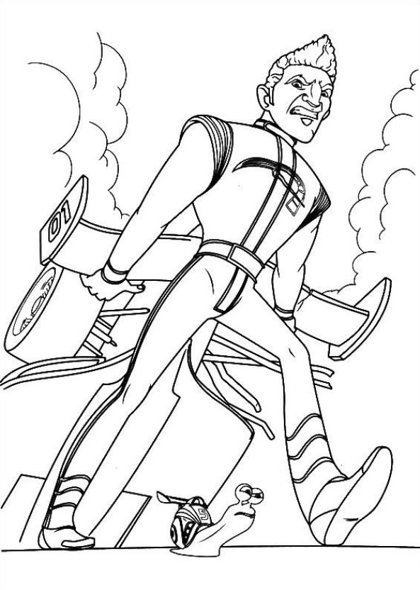 Kids-n-fun.com | 44 coloring pages of Turbo (Pixar)