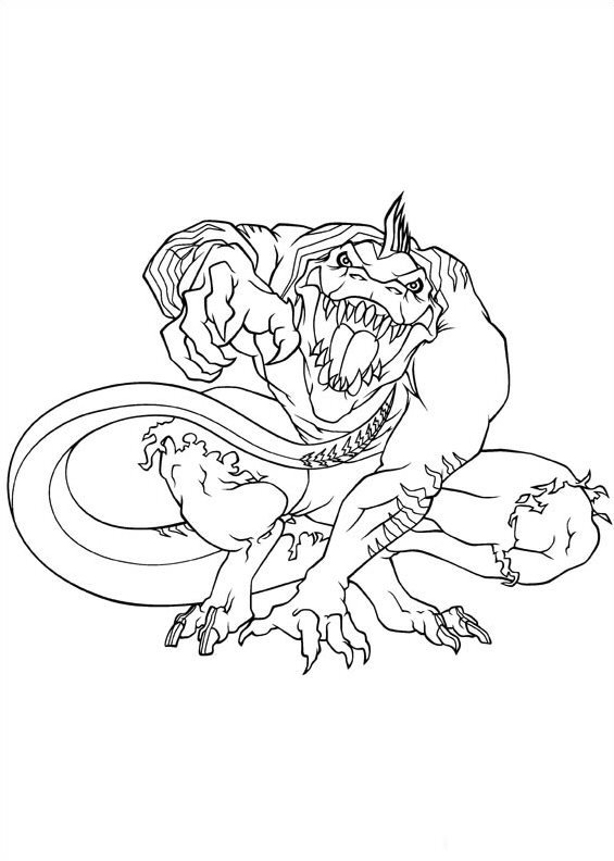 lizards coloring pages