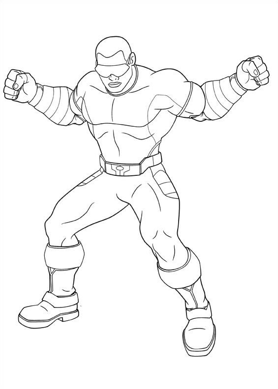 ultimate spiderman iron fist coloring pages - photo #25