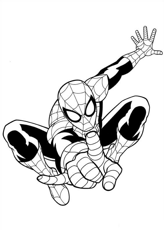 ultimate spiderman iron fist coloring pages - photo #31