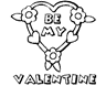 coloring page Valentines Day