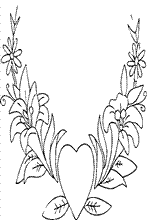 coloring page Valentines Day