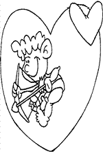 coloring page Valentines Day