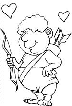 coloring page Valentines Day