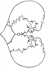 coloring page Valentines Day