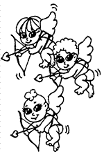 coloring page Valentines Day