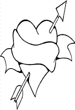 coloring page Valentines Day