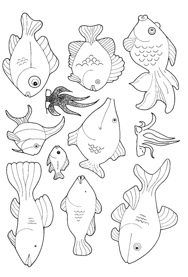 Kids-n-fun.com | 41 coloring pages of Fish
