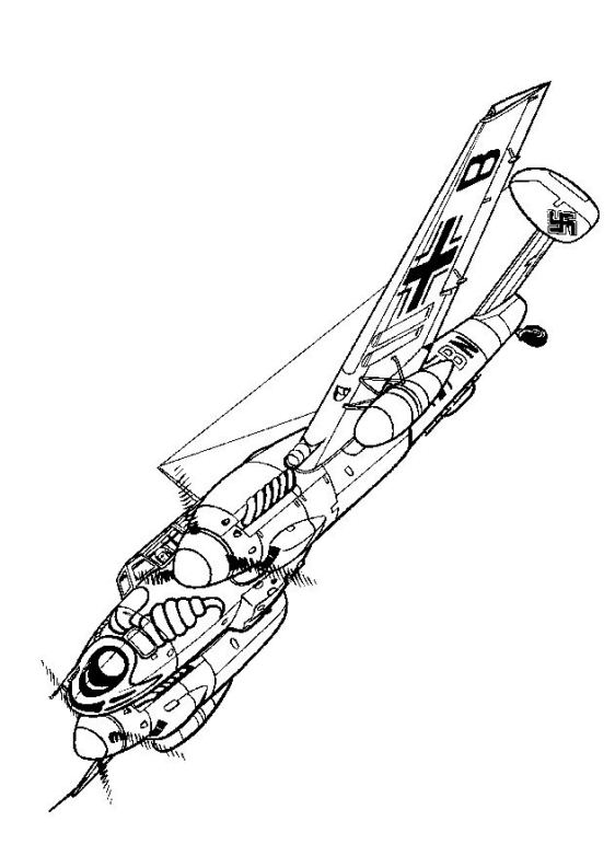 Kids-n-fun.com | 46 coloring pages of WWII Aircrafts
