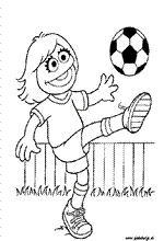 coloring page Soccer